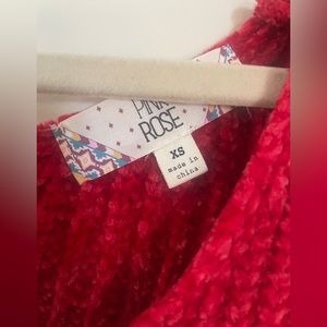 Red sweater